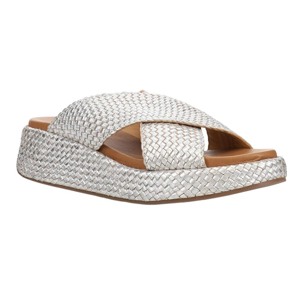 Seychelles Key West Metallic Platform Sandals 2