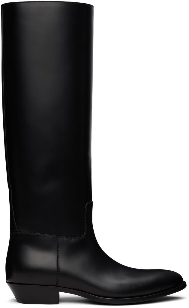 ロングブーツ The Row Billie leather over-the-knee boots Billie leather over-the-knee boots in brown - The Row