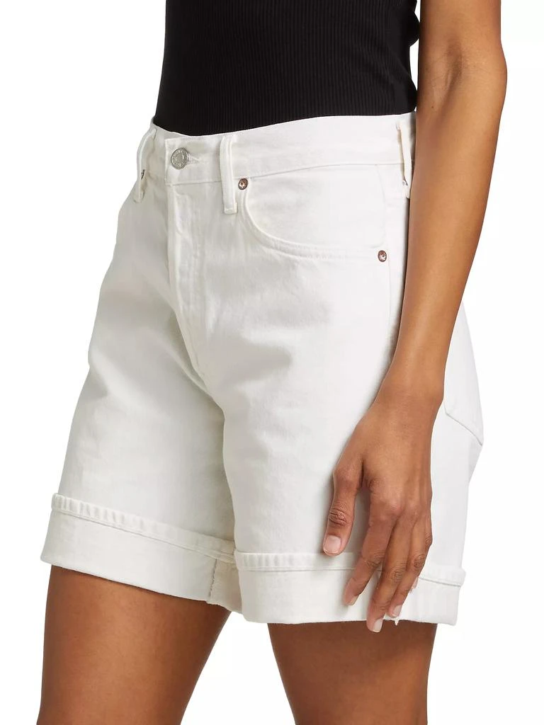 Agolde Dame Wide-Leg Denim Shorts 4