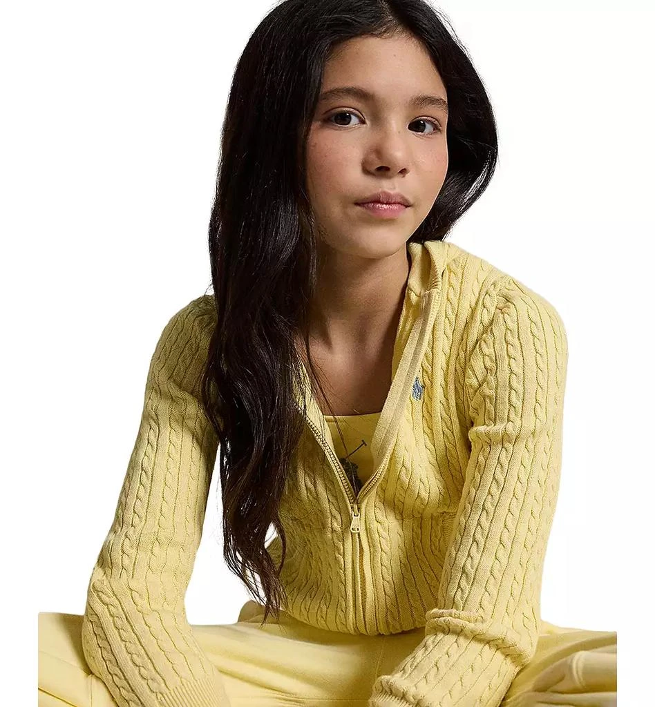 Ralph Lauren Girls
 7-16 Mini-Cable Full-Zip Hoodie 4