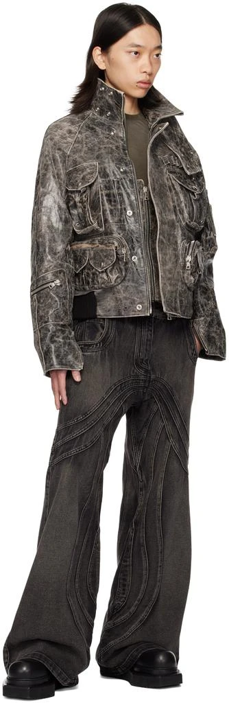 NO/FAITH STUDIOS Black Wave Jeans 4