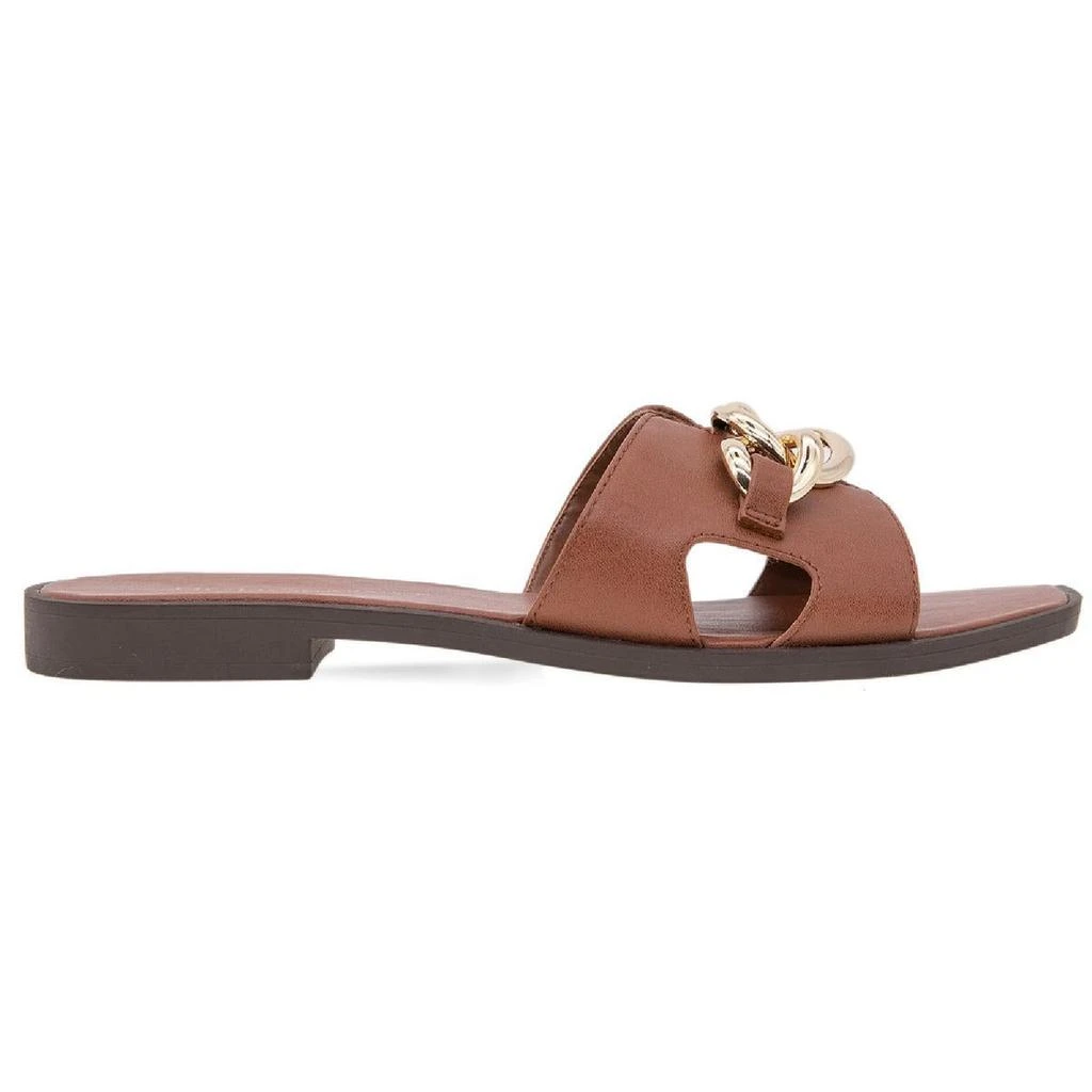 BCBG Lacinda Womens Cutout Slides Slide Sandals 4