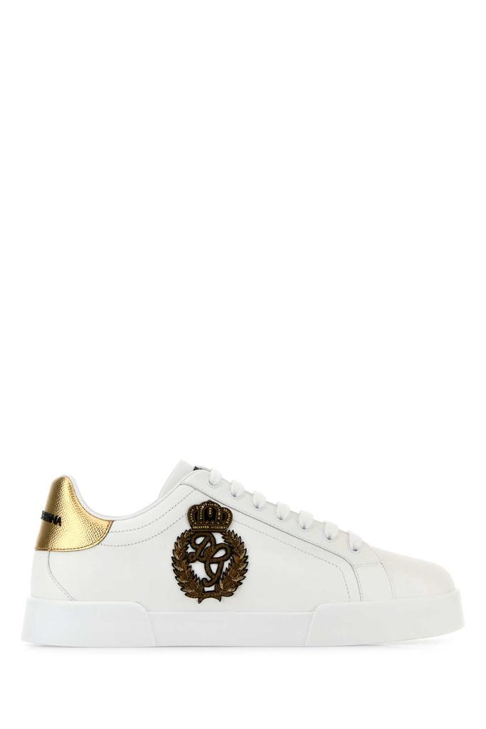 Dolce & Gabbana portofino White Leather Sneakers