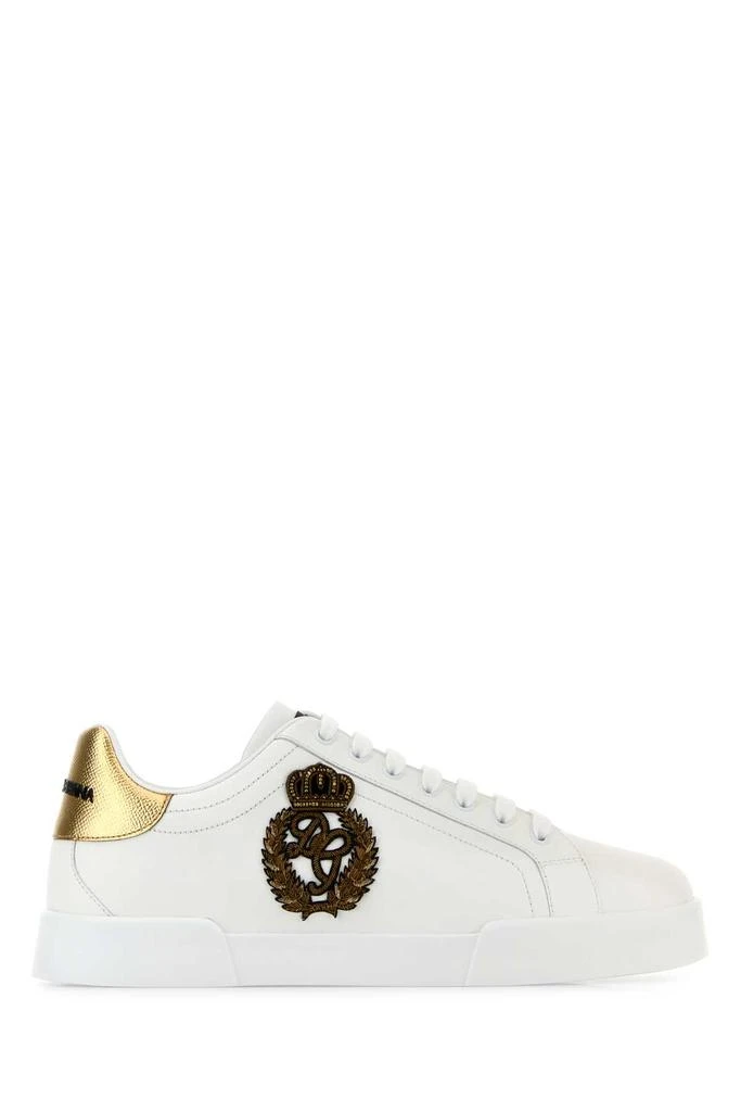 Dolce & Gabbana portofino White Leather Sneakers 1