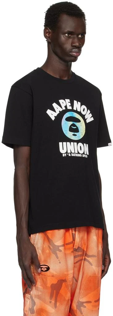 AAPE by A Bathing Ape Black 'Union' T-shirt 4