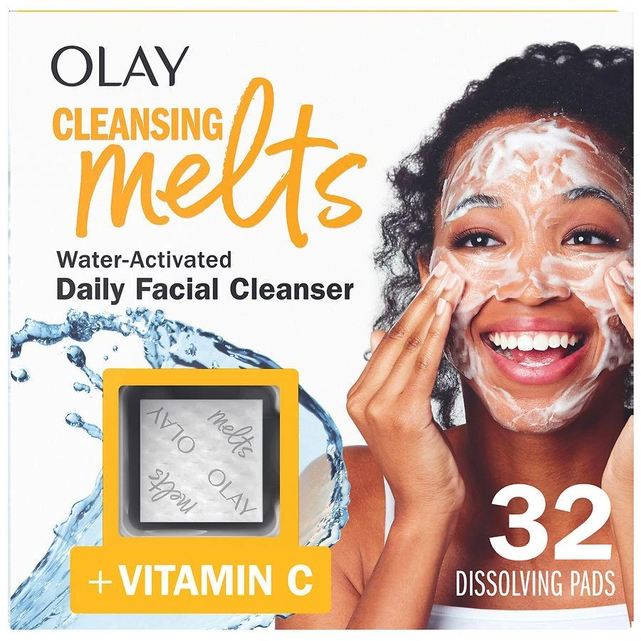 Olay Vitamin C Face Cleanser, Water-Activated Face Wash 1