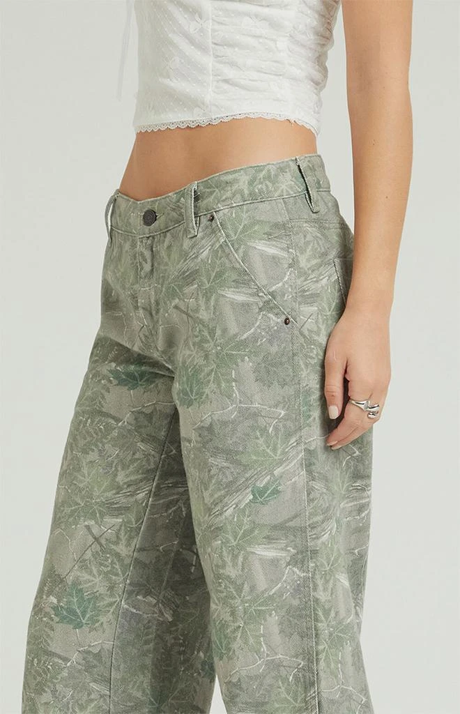 PacSun Tree Camo Low Rise Baggy Pants 5
