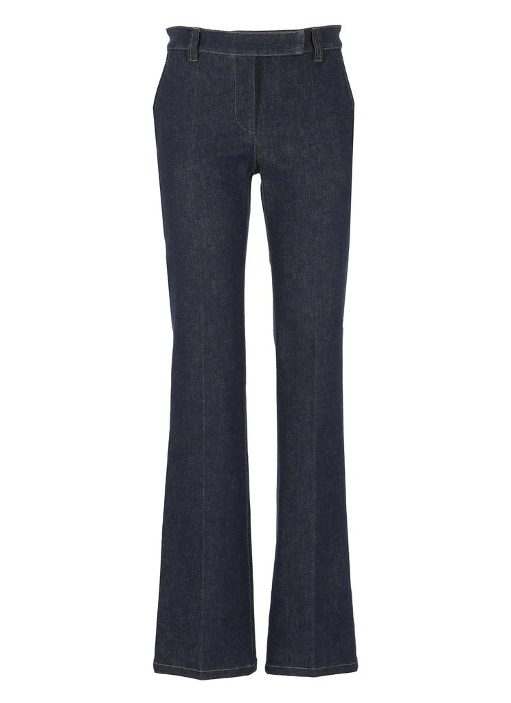 Brunello Cucinelli Brunello Cucinelli High-Waisted Flared Trousers from Cettire