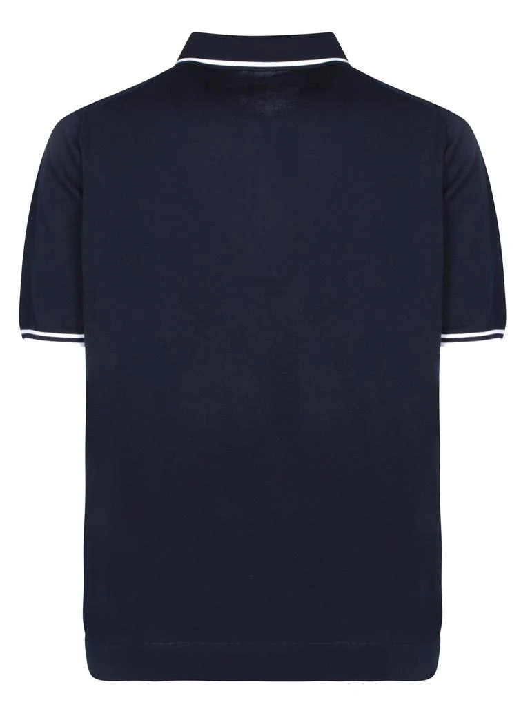 Kiton Kiton Zipped Knitted Polo Shirt 2