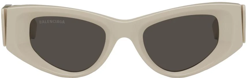 Balenciaga Beige Odeon Cat Sunglasses 1
