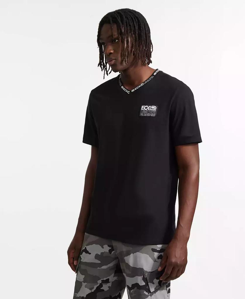 Ecko Unltd Men's Chest Label V-Neck Short Sleeve T-Shirt
