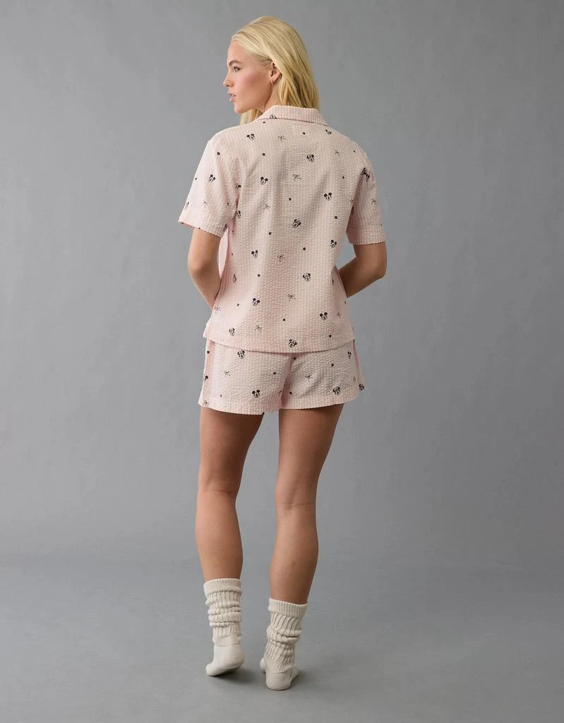 AE AE Mickey And Minnie Mouse Seersucker PJ Set 2