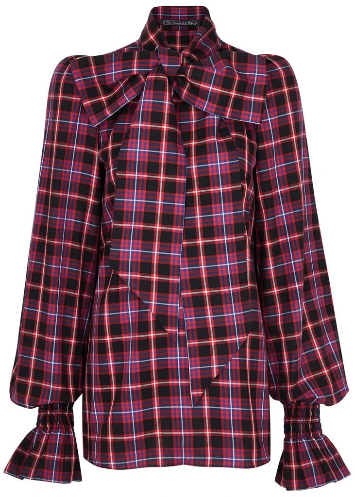 The Vampire's Wife The Mythical checked cotton blouse  1