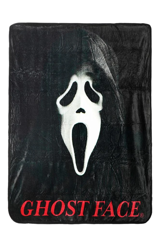 null Ghost Face Throw Blanket