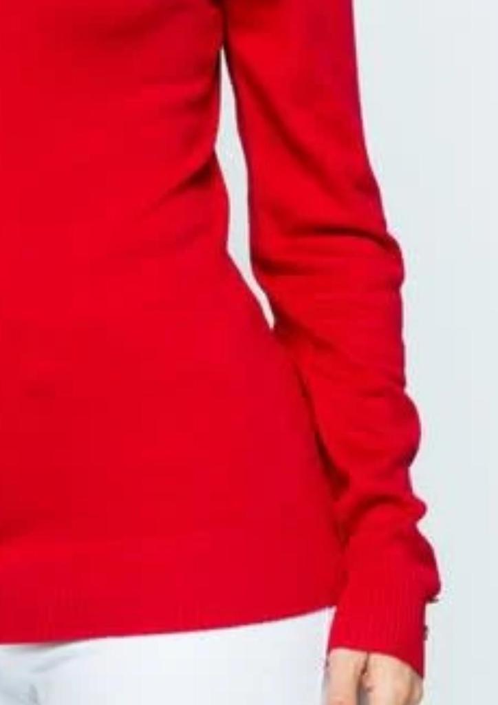 CIELO Cielo - Button Shoulder & Sleeve Sweater