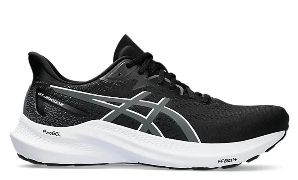 Asics Men’S Gt-2000 12 Running Shoes-Wide/ 2E In Black/carrier Grey 1