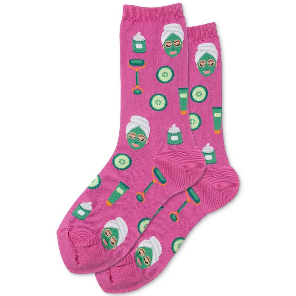 Hot Sox Women's Spa Facial Crew Socks