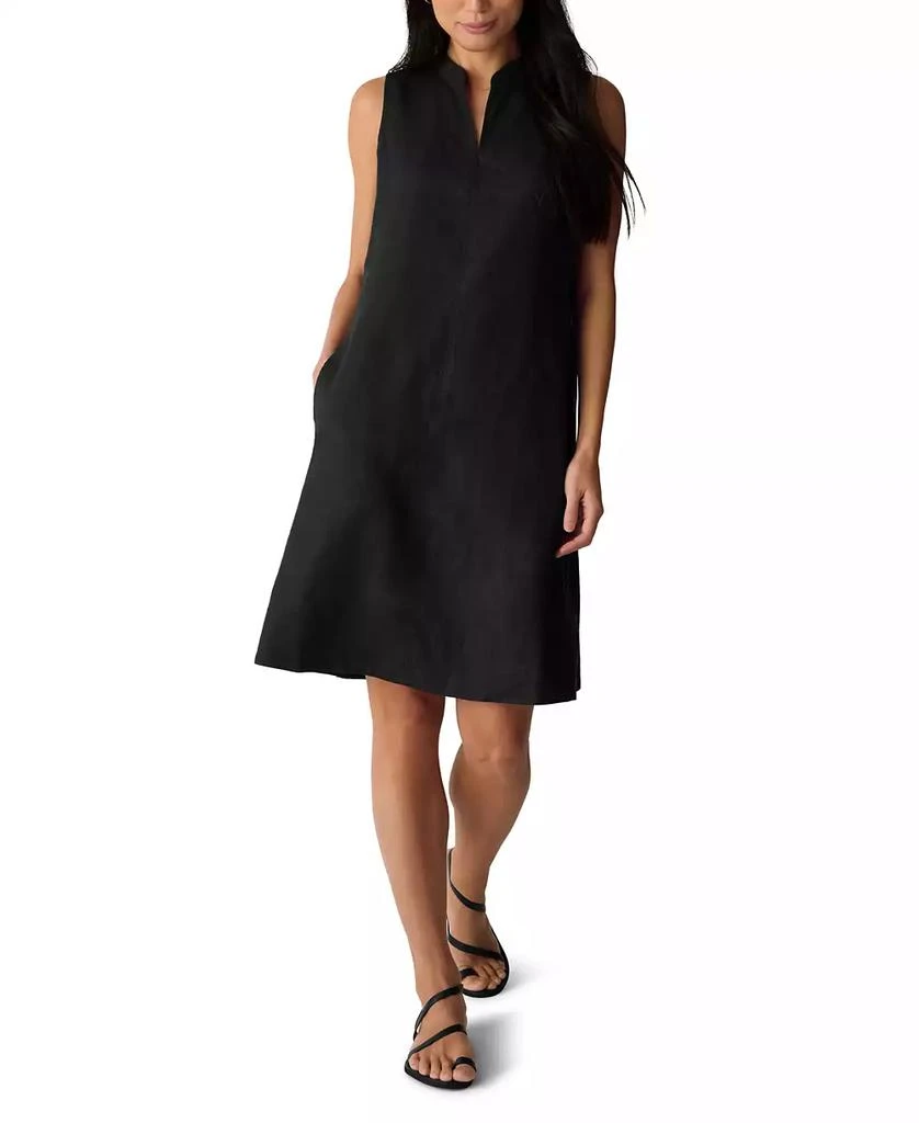 Eileen Fisher Women's Sleeveless Split Collar Dress - Free Shipping - BeyondStyle Eileen Fisher Women's Sleeveless Split Collar Dress - Free Shipping - BeyondStyle