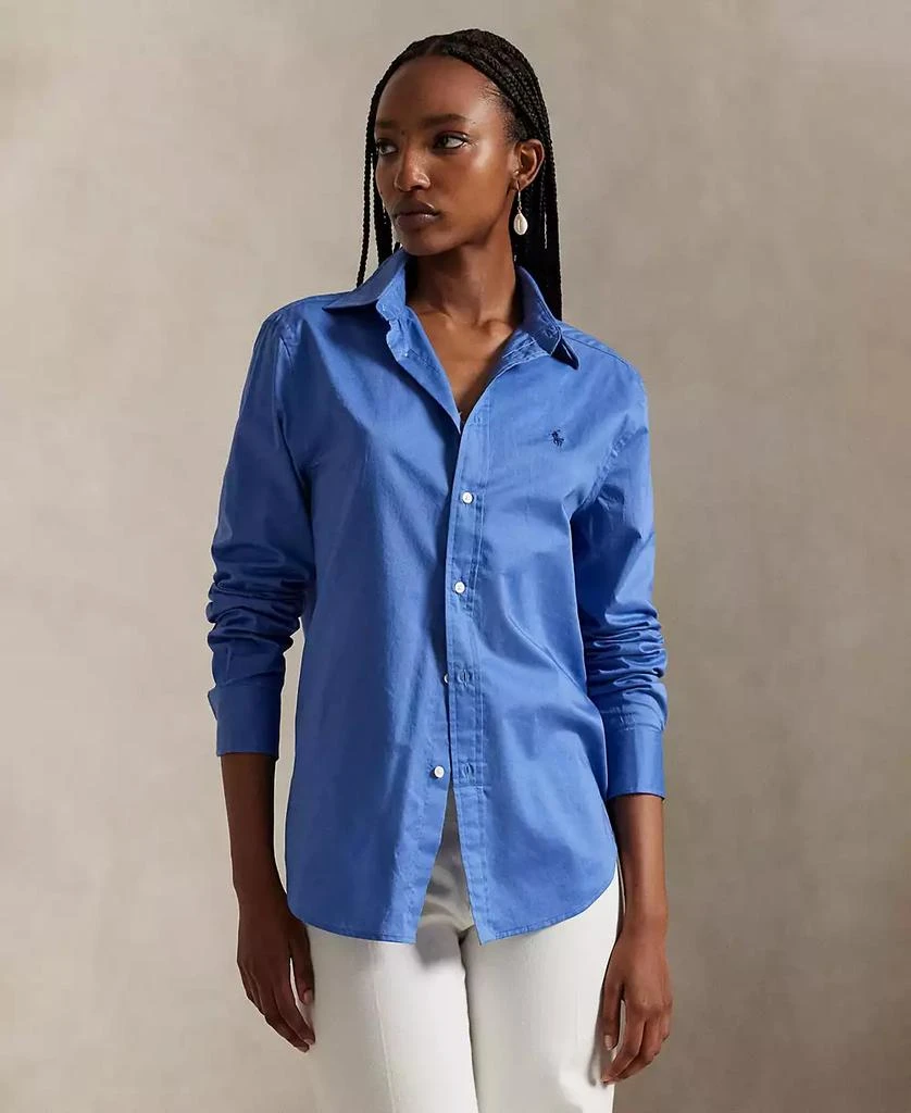 Ralph Lauren Women's Classic-Fit Cotton Twill Shirt 7