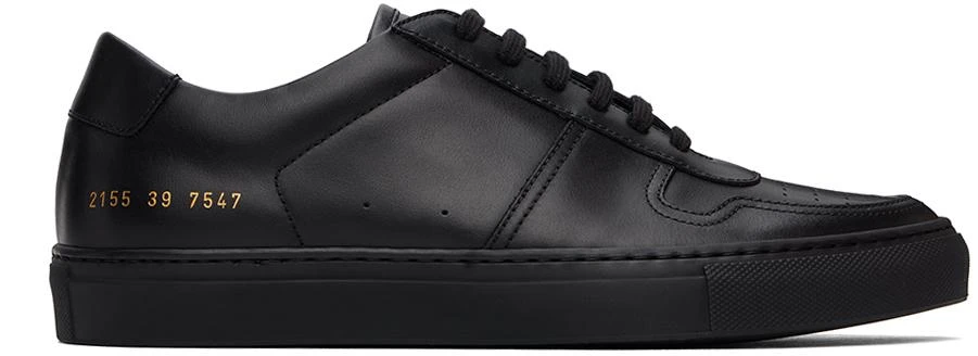 Common Projects Black BBall Low Sneakers 1