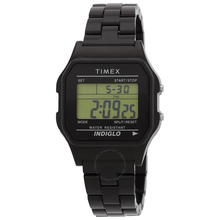 Timex Open Box - Timex Classic Quartz Digital Black Dial Watch TW2V20000 1