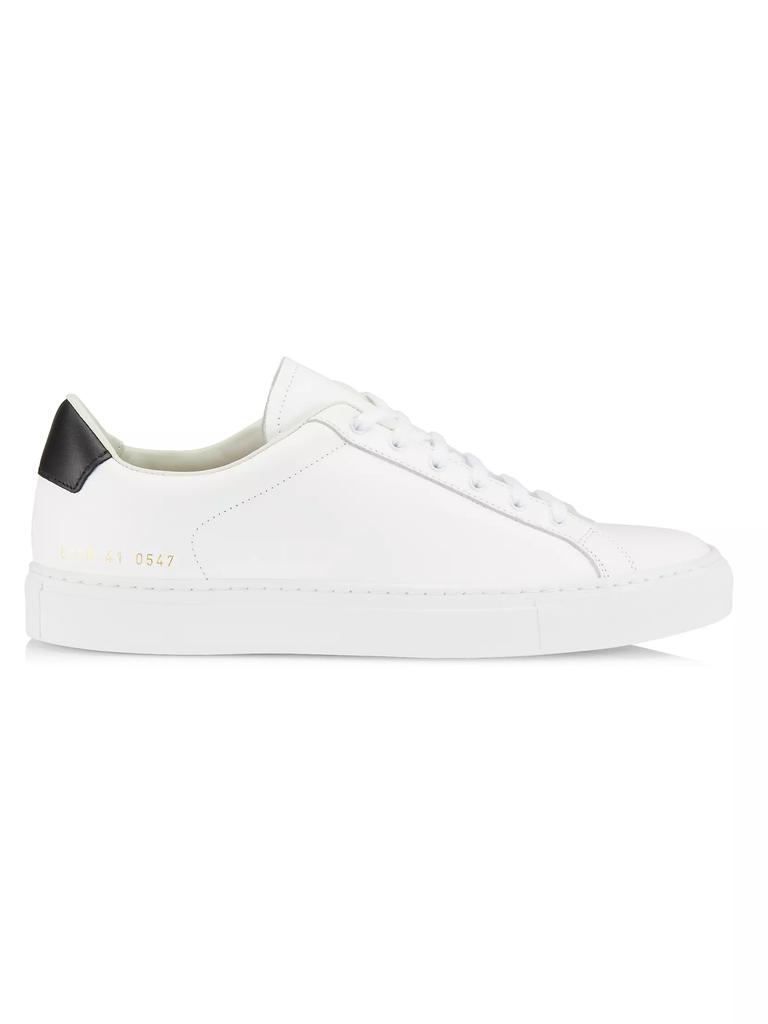 Common Projects Retro Low Leather Sneakers