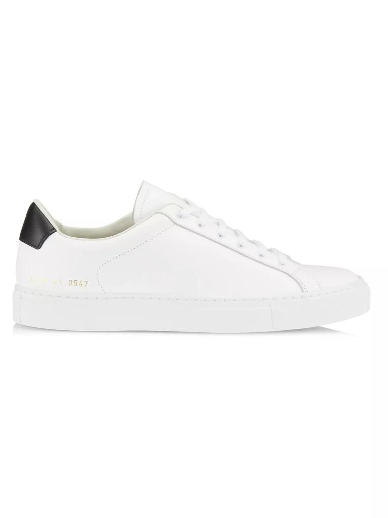 Common Projects Retro Low Leather Sneakers 1