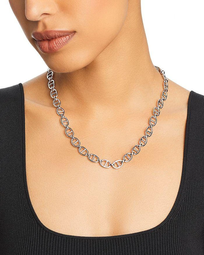 Alberto Amati 14K Gold Flat Mariner Link Necklace, 18" 2