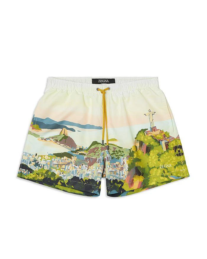 Zegna Rio de Janeiro Watercolor Swim Shorts 3