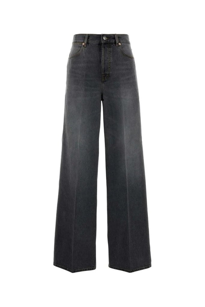 Gucci Gucci Wide Leg Denim Trousers from Cettire