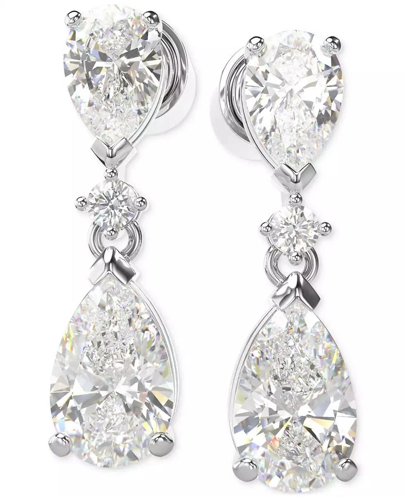 Swarovski Silver-Tone 2-Pc. Set Mesmera Crystal Drop Earrings 
Necklace, 15" + 2" extender 6