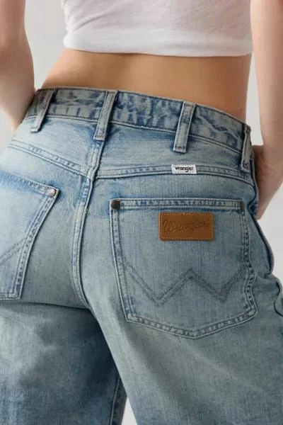 Wrangler Wrangler High-Rise Relaxed Denim Jort 5