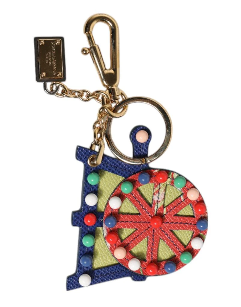Dolce 
Gabbana gold Tone Carretto Keychain Women
s Keyring