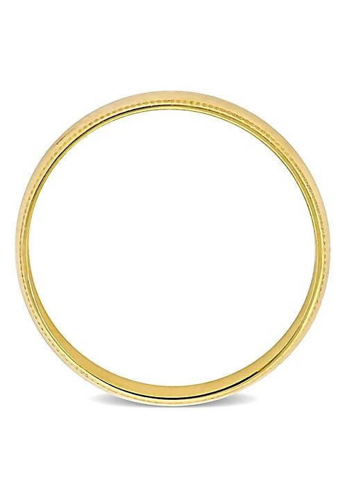 Belk & Co. Co. Mens Wedding Band In 10K Yellow Gold 4