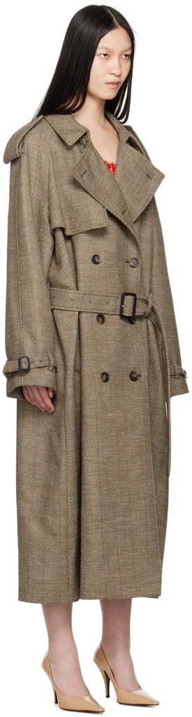 Stella McCartney Beige Belted Trench Coat 4