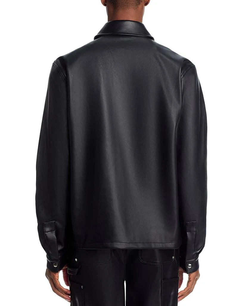 RTA Faux Leather Shacket 4