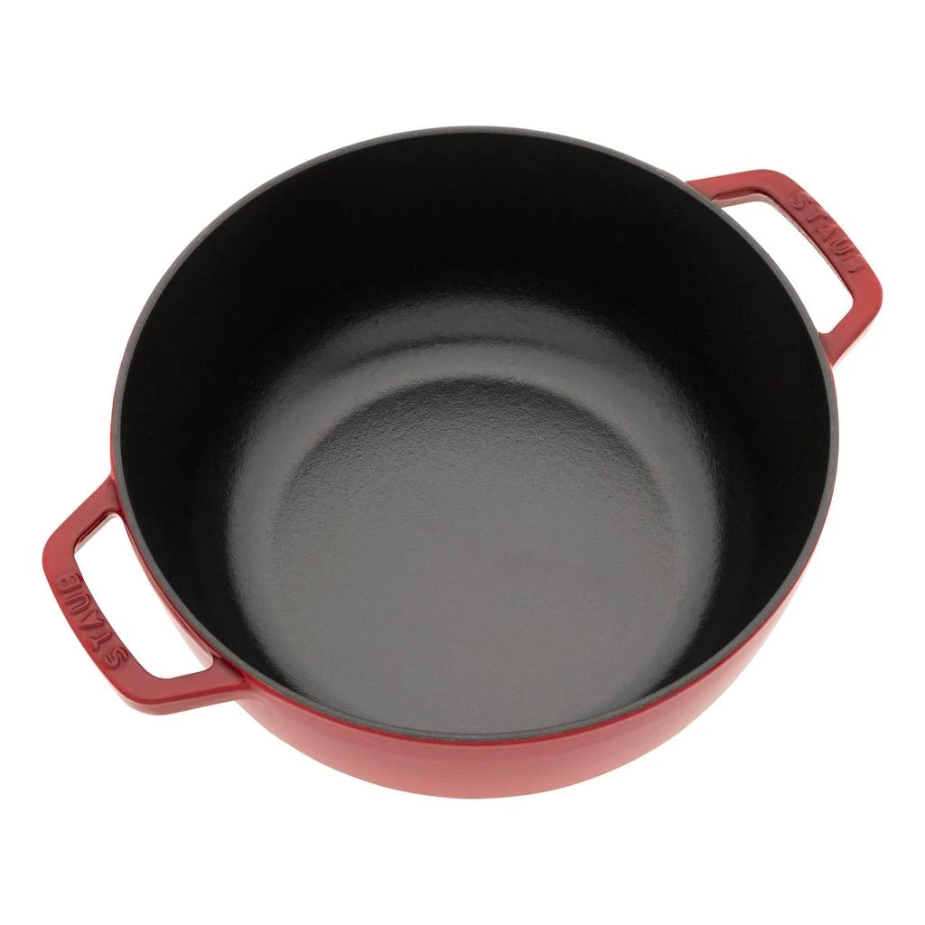 Staub Cast Iron 3.75-qt Essential French Oven with Dragon Lid - Cherry 5