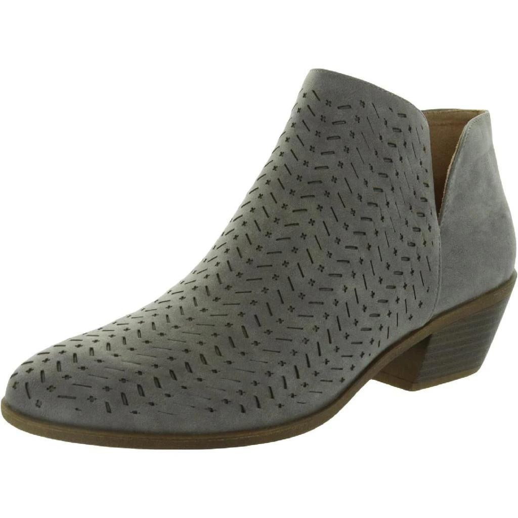 LifeStride Payton Womens Faux Leather Ankle Chelsea Boots 5