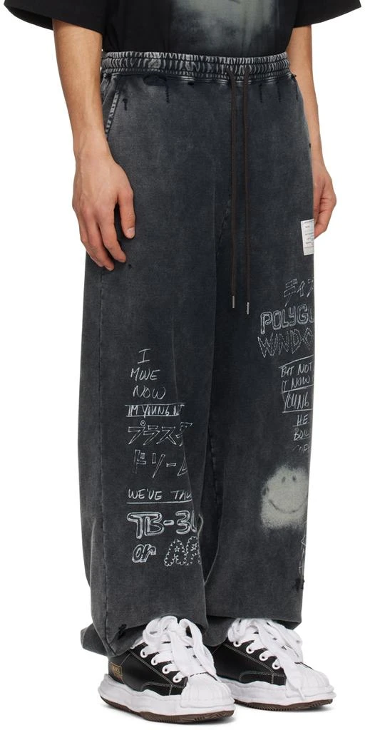 Maison MIHARA YASUHIRO Black Bleached Sweatpants 2