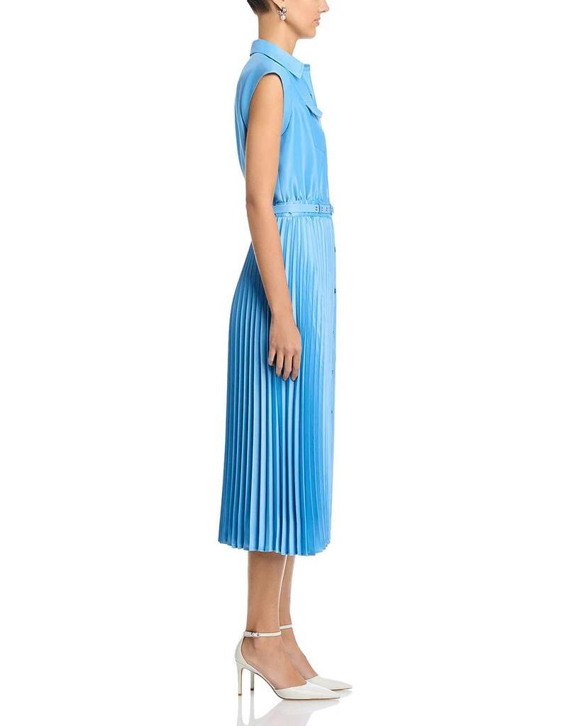 Tahari The Natalyia Pleated Shirt Dress 5
