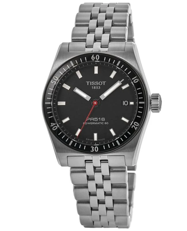 Tissot Tissot PRS 516 Powermatic 80 Automatic Black Dial Steel Unisex Watch T149.407.11.051.00 1