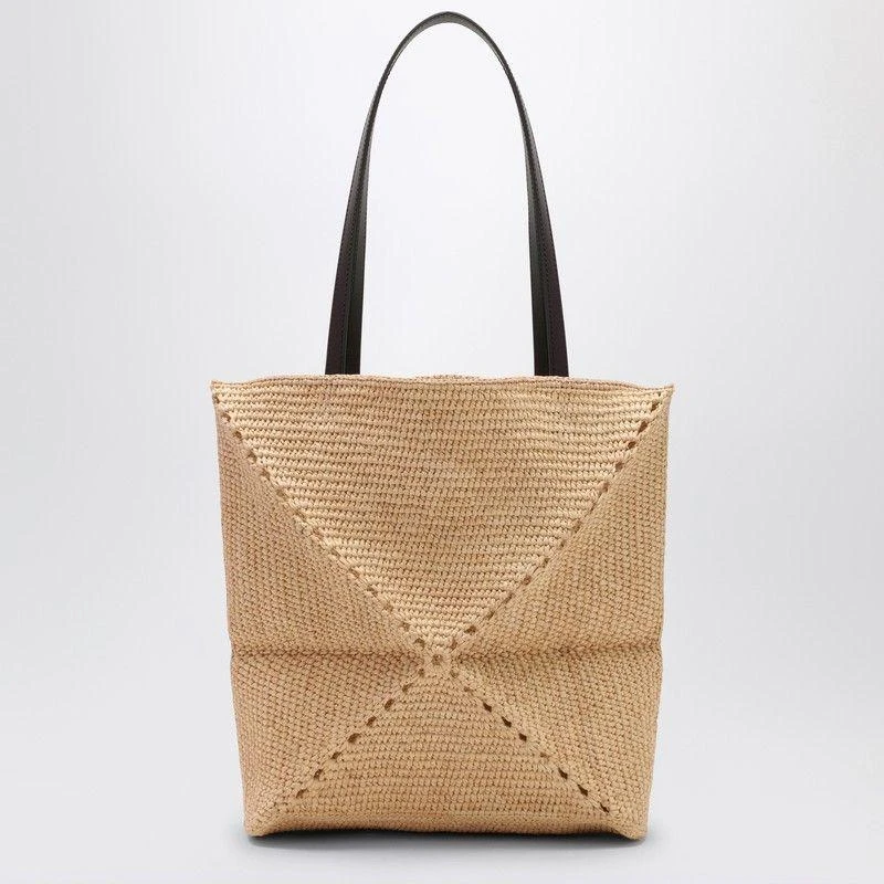 Loewe  NATURAL RAFFIA PUZZLE FOLD TOTE BAG 3