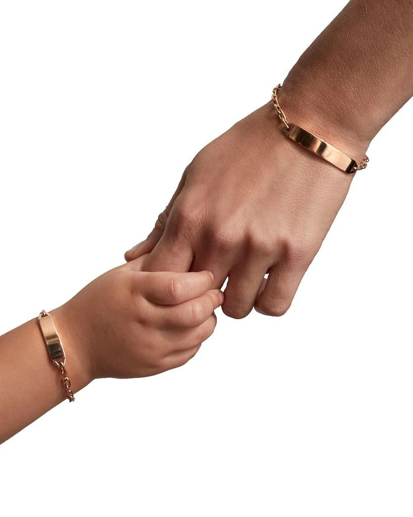 Walters Faith 18K Rose Gold Carrington Diamond Edge ID Bracelet 3