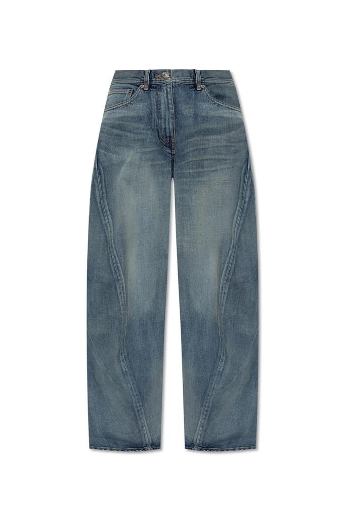 Versace Versace Logo-Patch Twisted Jeans 1