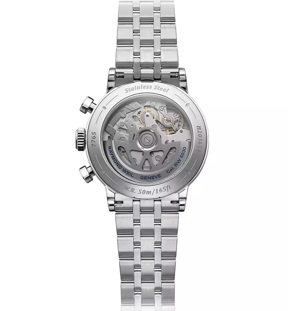 Raymond Weil Men's Swiss Automatic Chronograph Millesime Stainless Steel Bracelet Watch 40mm 2