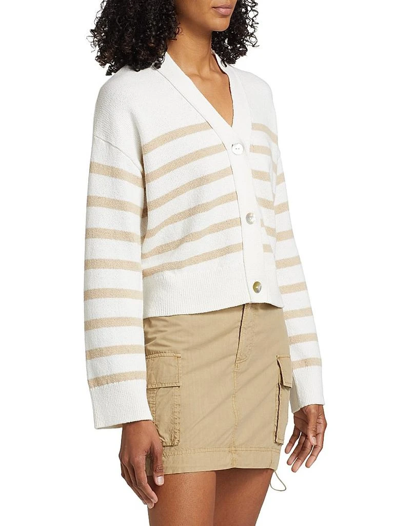 Rails Geneva Striped Cotton-Blend Cardigan 4