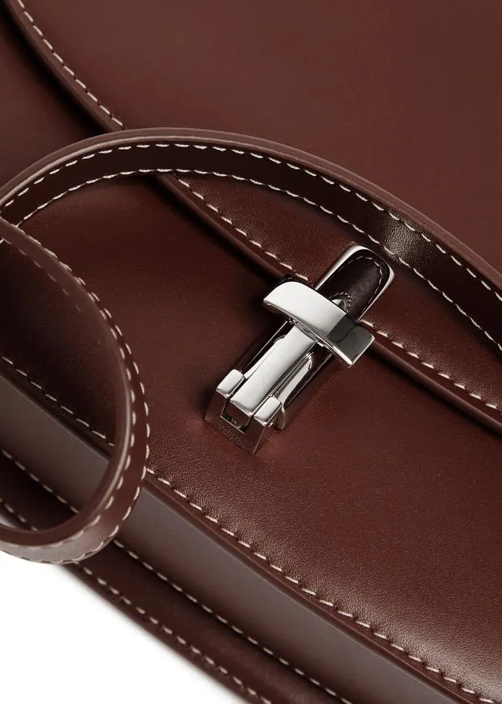 The Row Sofia 8.75 leather shoulder bag 3