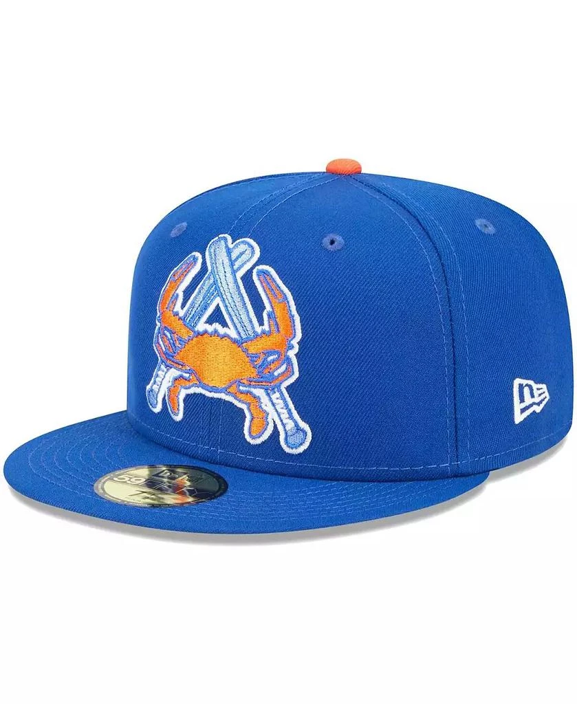 New Era Men's Blue Aberdeen IronBirds Theme Nights Aberdeen Steamed Crabs 59FIFTY Fitted Hat 1