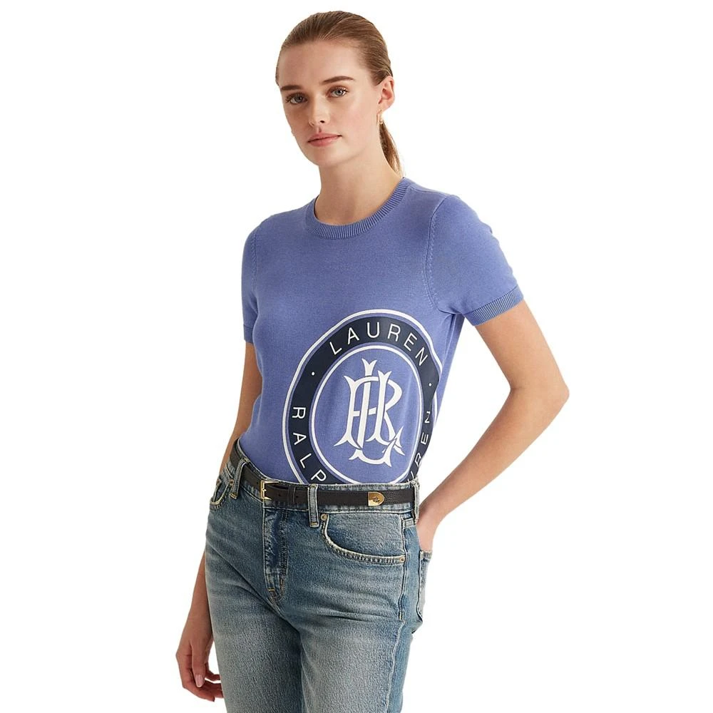 Ralph Lauren Logo Short-Sleeve Sweater 1