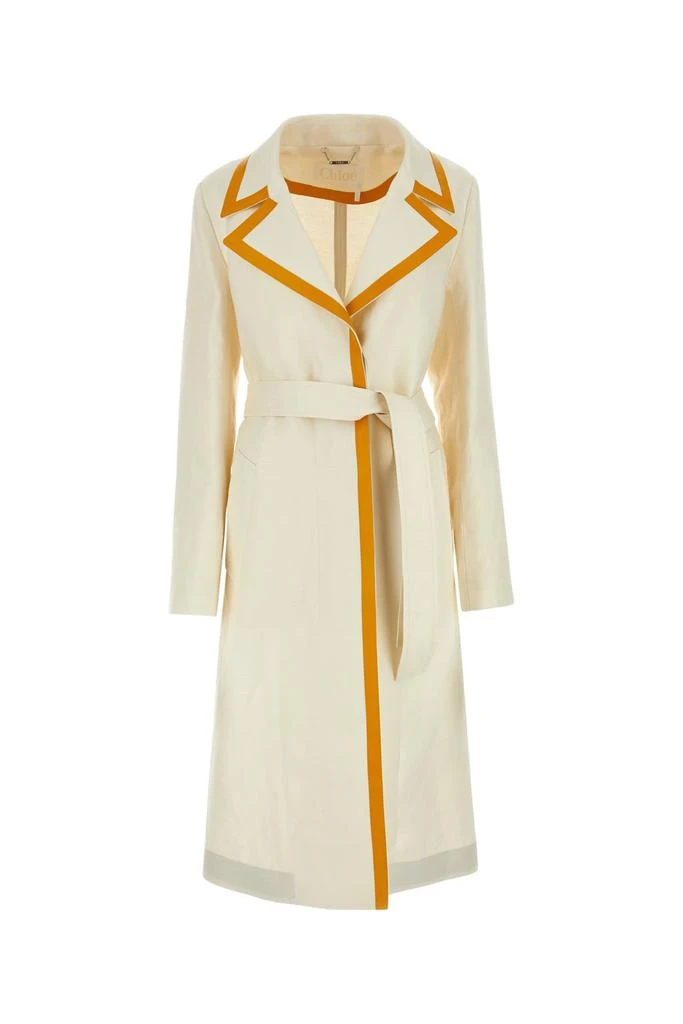 Chloé Chloé Belted-Waisted Trench Coat 1